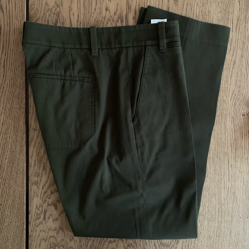 Vince Cotton/Linen Cropped Pants